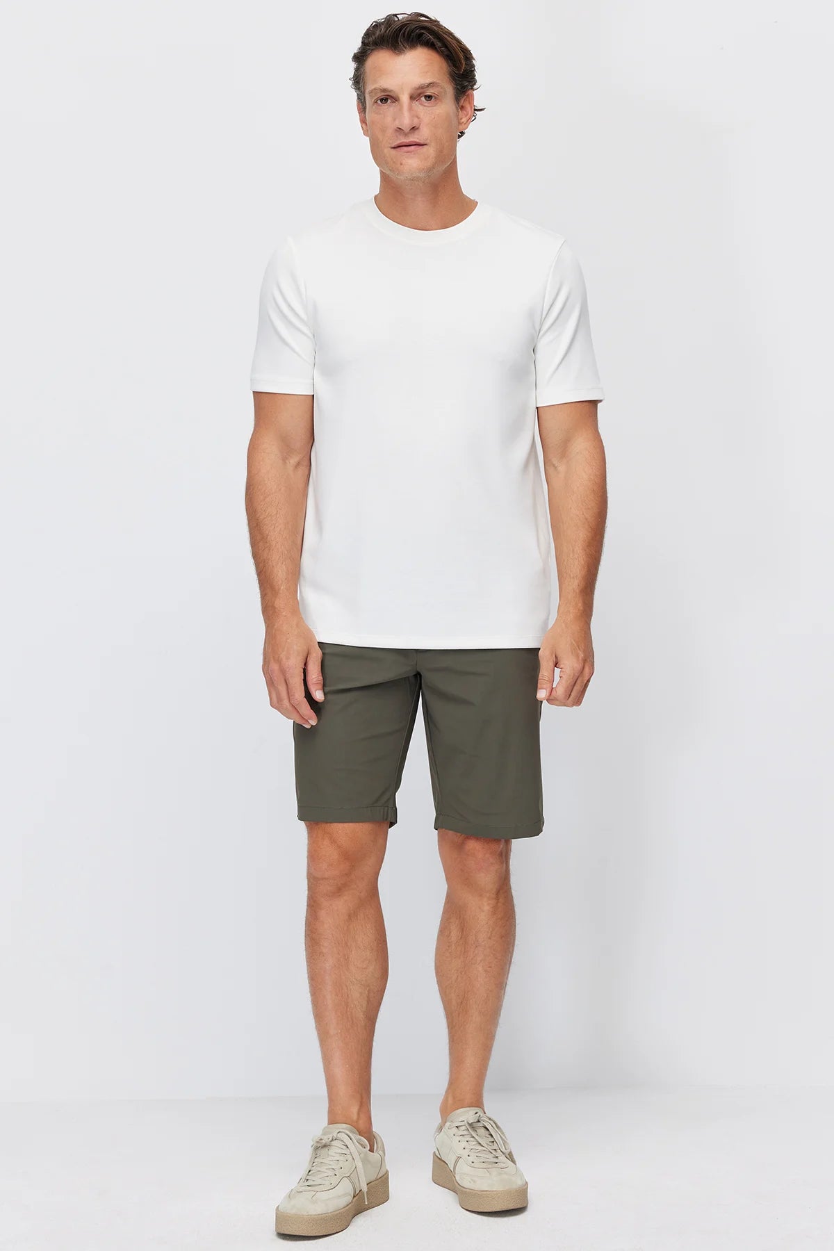 Men's Elastic Waist Jogger Shorts
