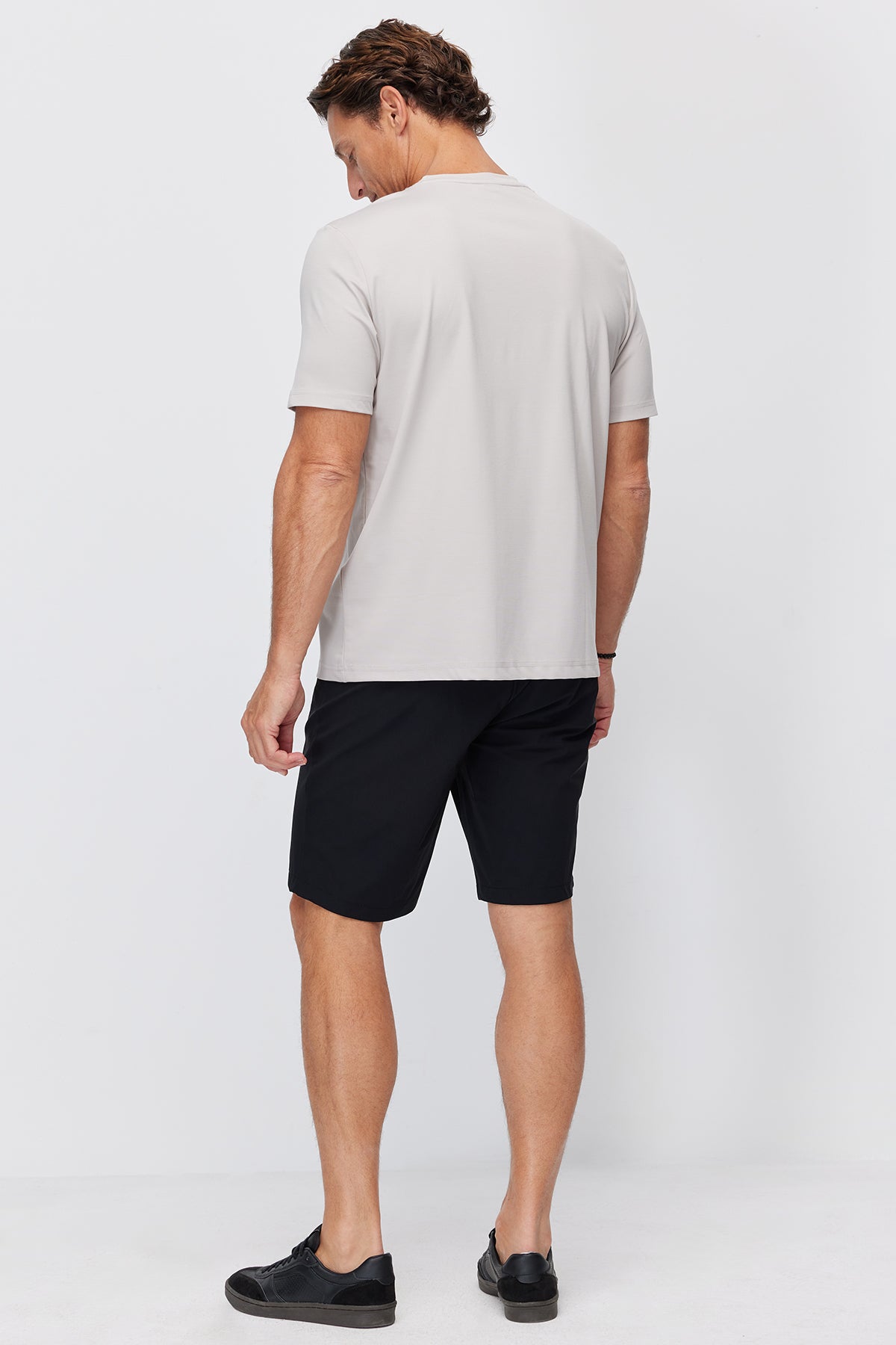 Men's Elastic Waist Jogger Shorts