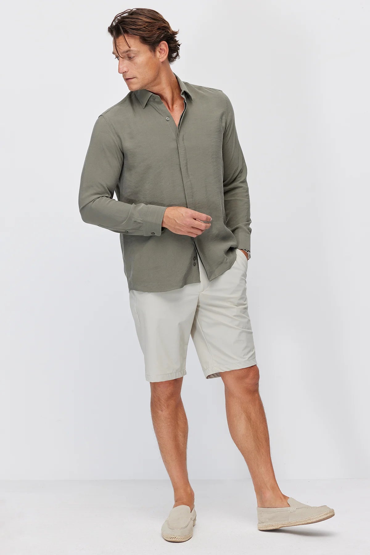 Men's Elastic Waist Jogger Shorts