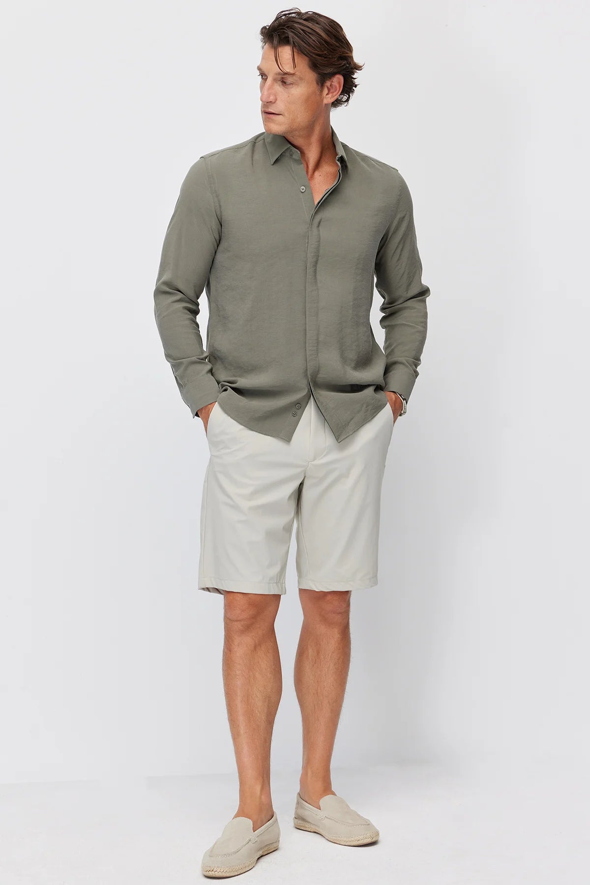 Men's Elastic Waist Jogger Shorts