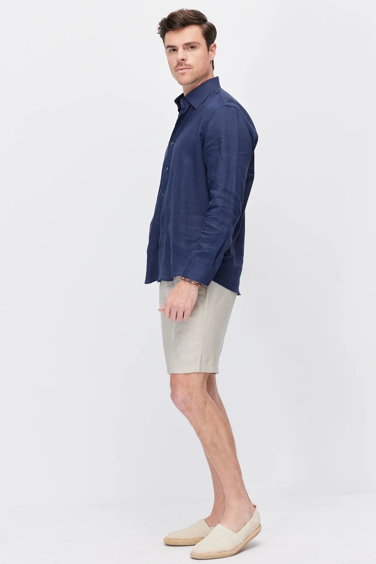 Men's Jogger Shorts with Semi-Elastic Waistband
