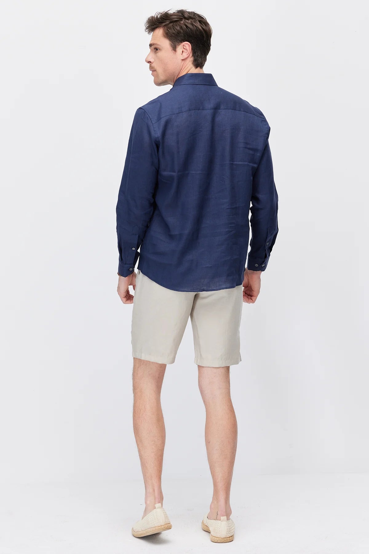 Men's Jogger Shorts with Semi-Elastic Waistband