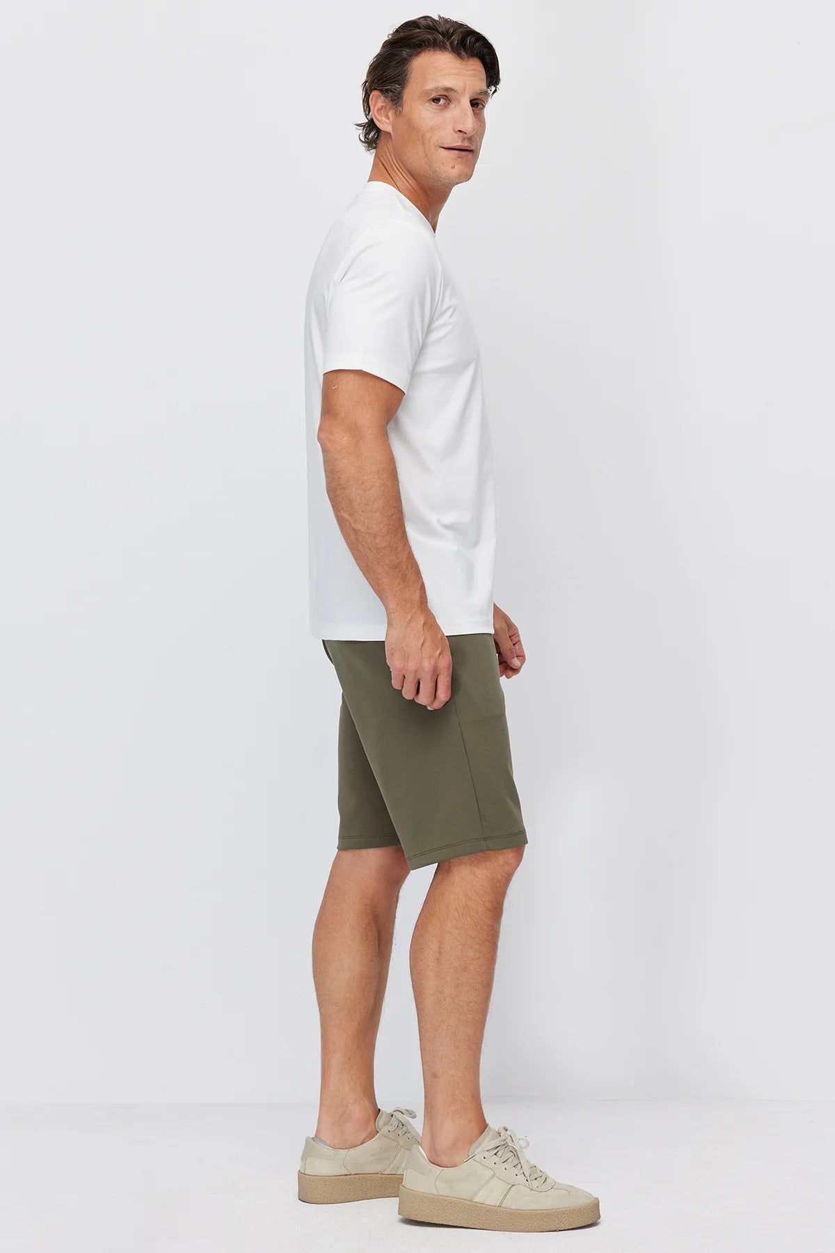 Men's Shorts with Elastic Waistband and Pockets