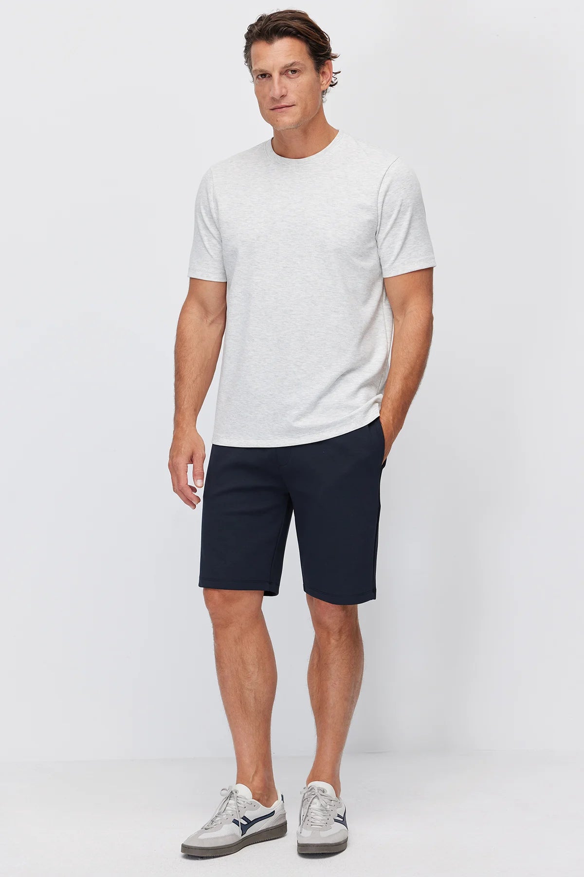 Men's Shorts with Elastic Waistband and Pockets