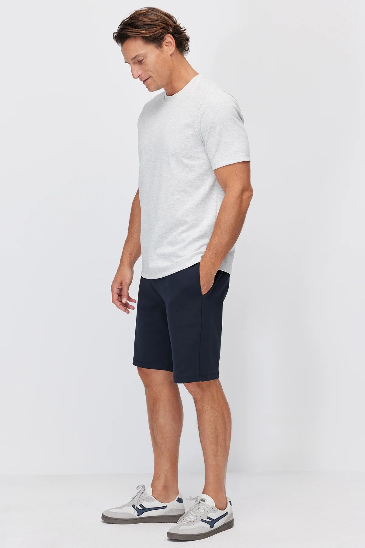 Men's Shorts with Elastic Waistband and Pockets