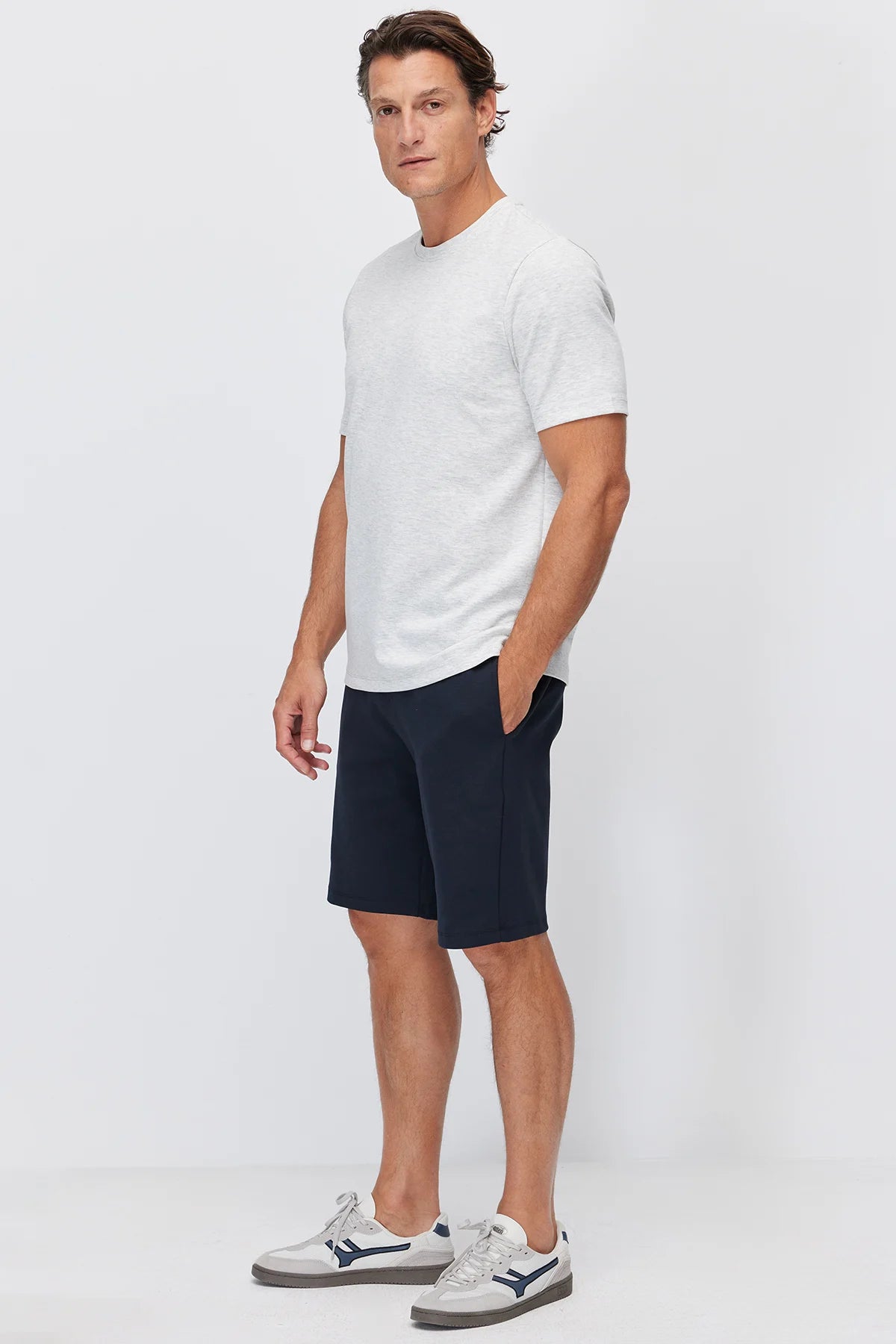 Men's Shorts with Elastic Waistband and Pockets