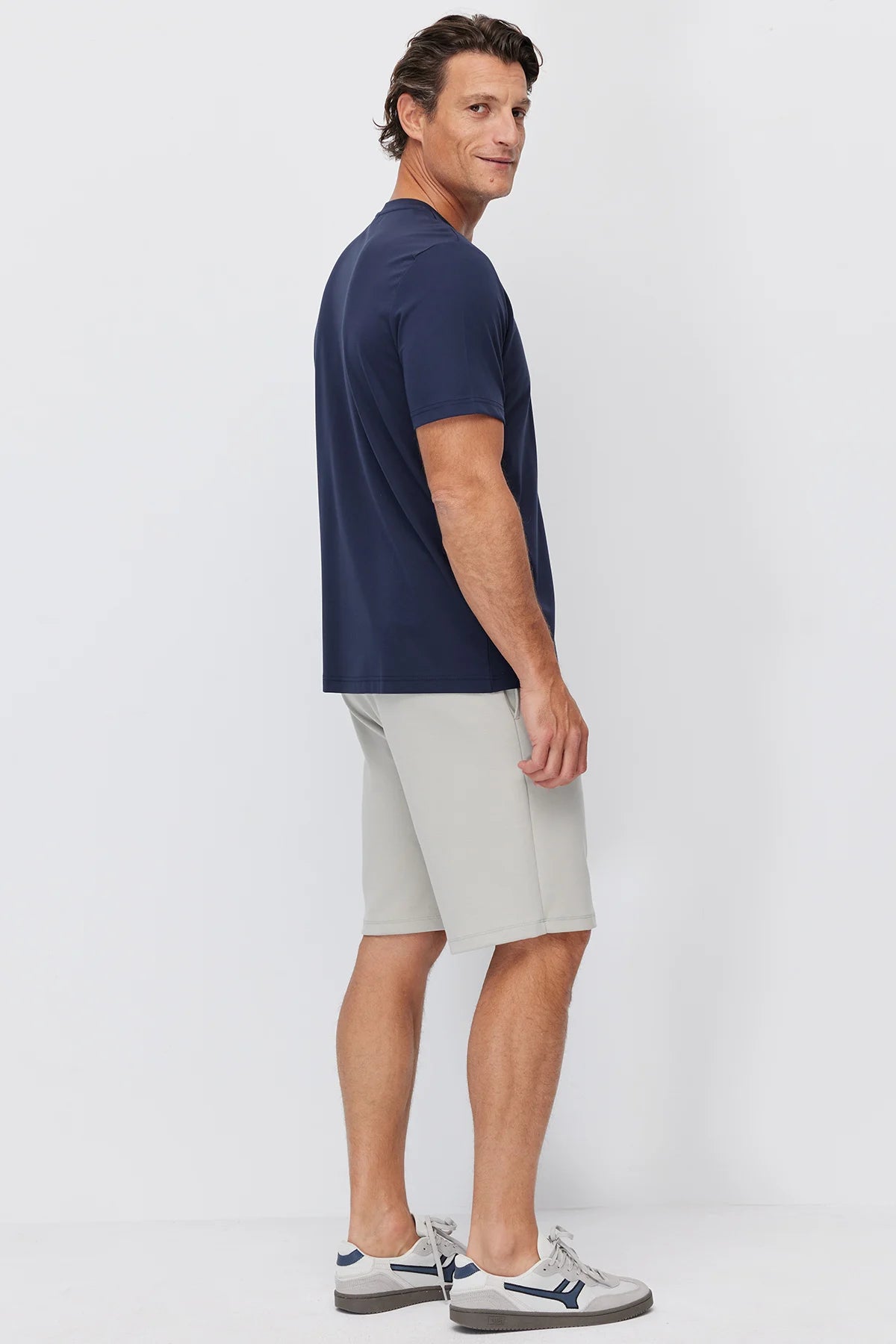 Men's Shorts with Elastic Waistband and Pockets