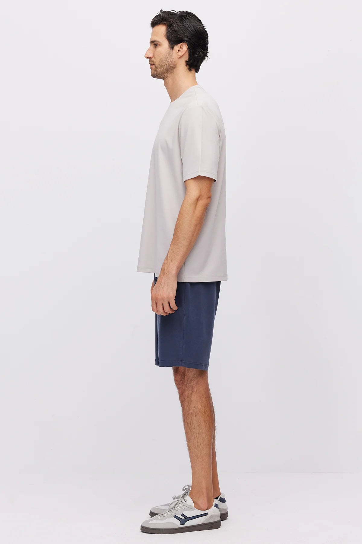Men's Shorts with Elastic Waistband and Tie