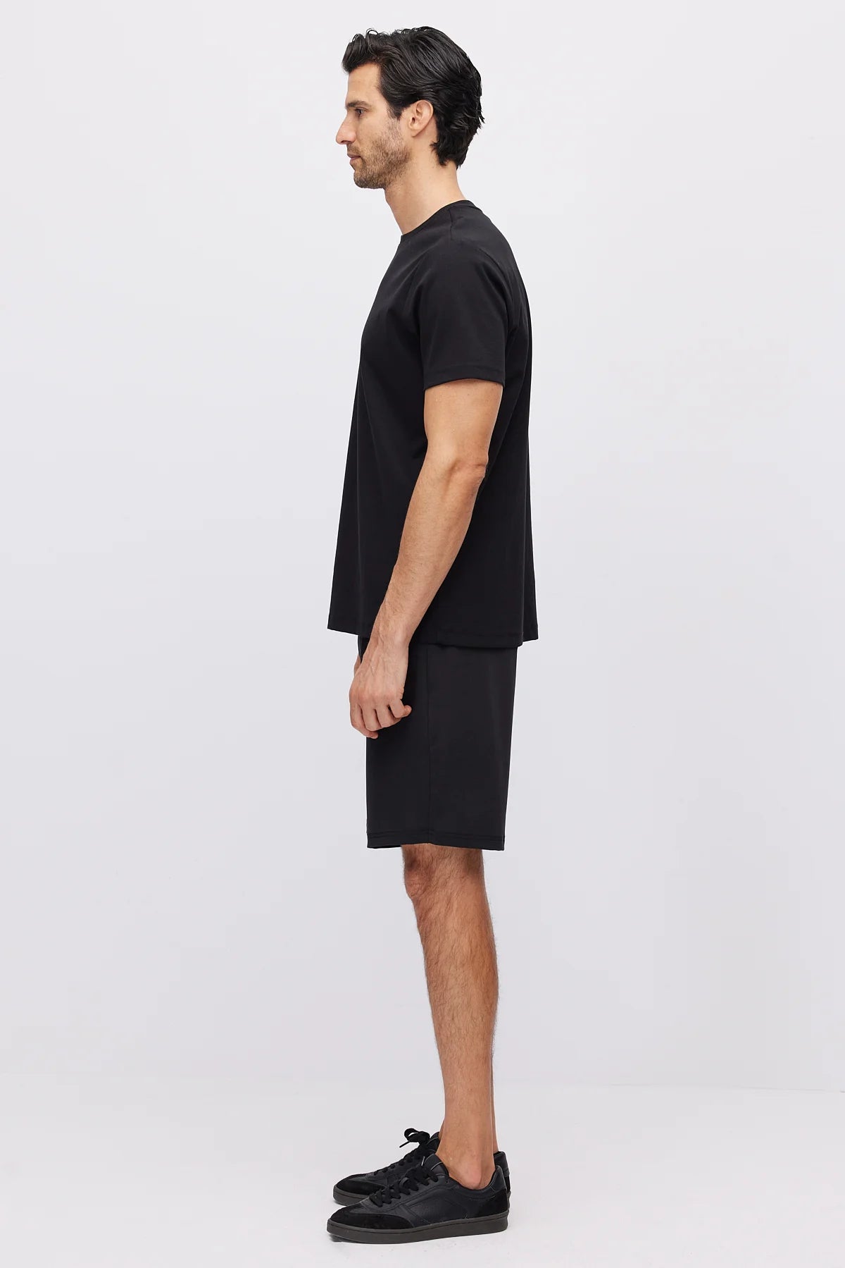 Men's Shorts with Elastic Waistband and Tie