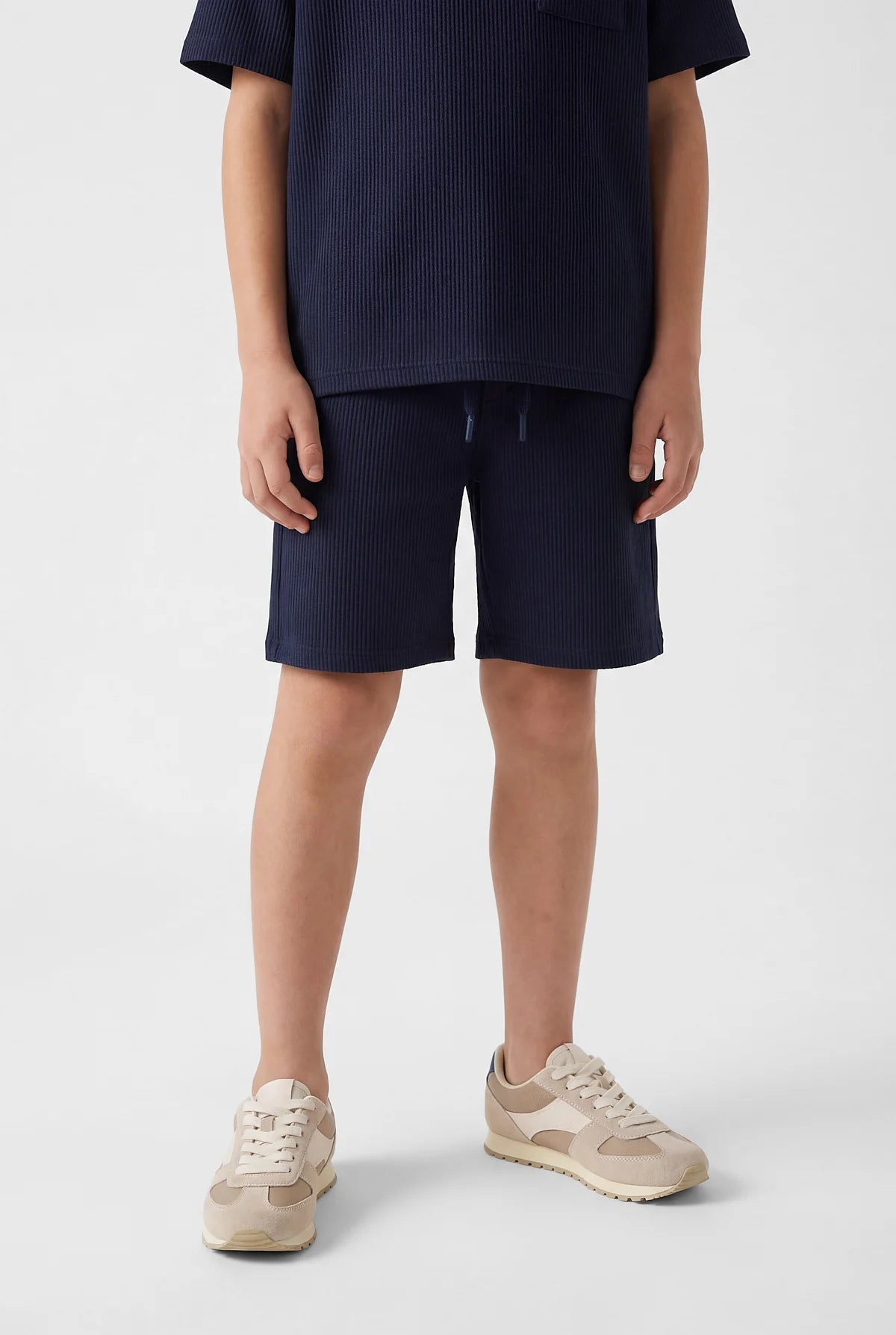 Boys' Shorts with Elastic Waistband and Tie