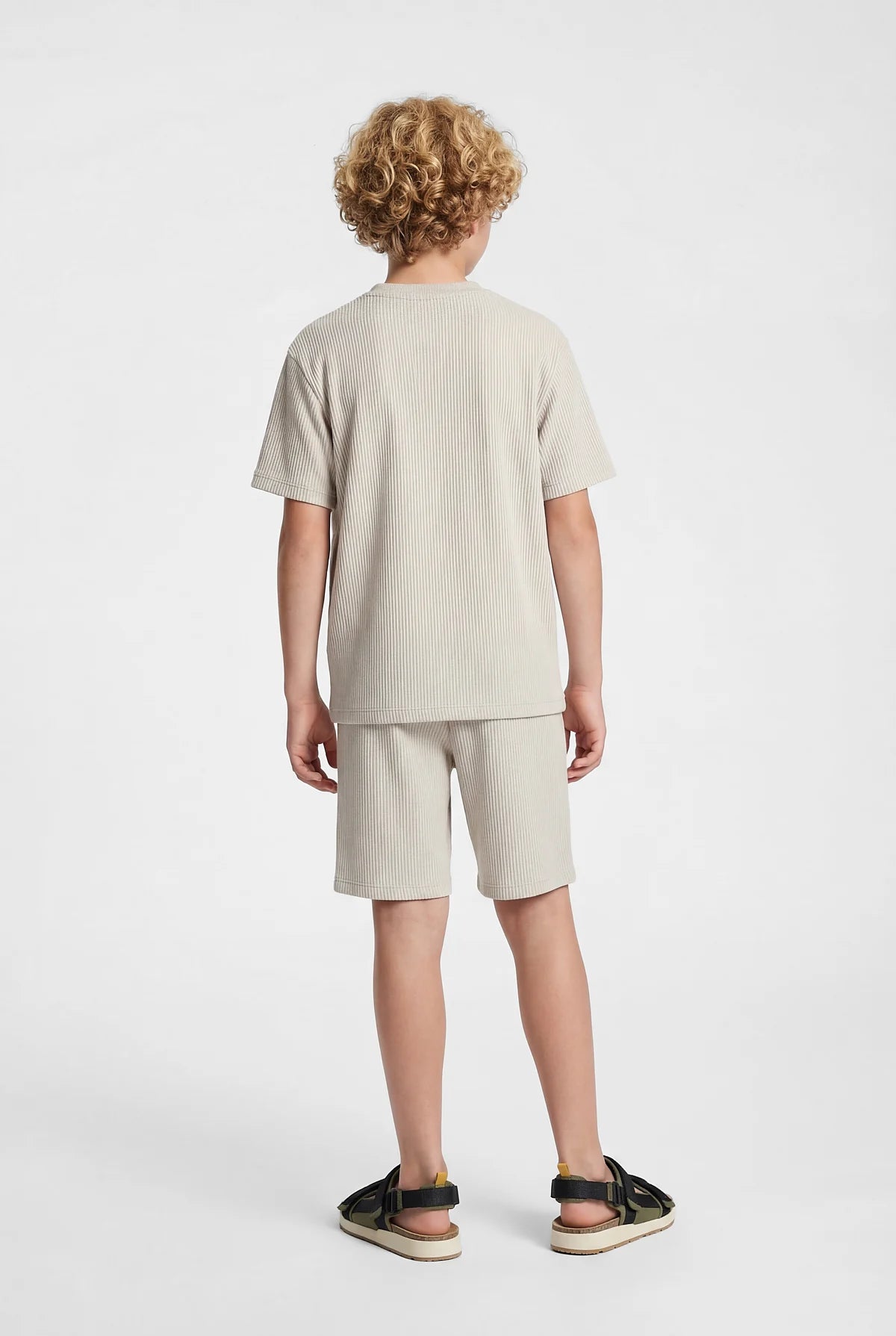 Boys' Shorts with Elastic Waistband and Tie