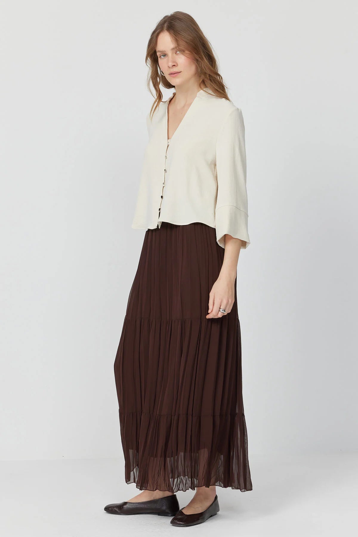 Women’s Pleated Chiffon Skirt