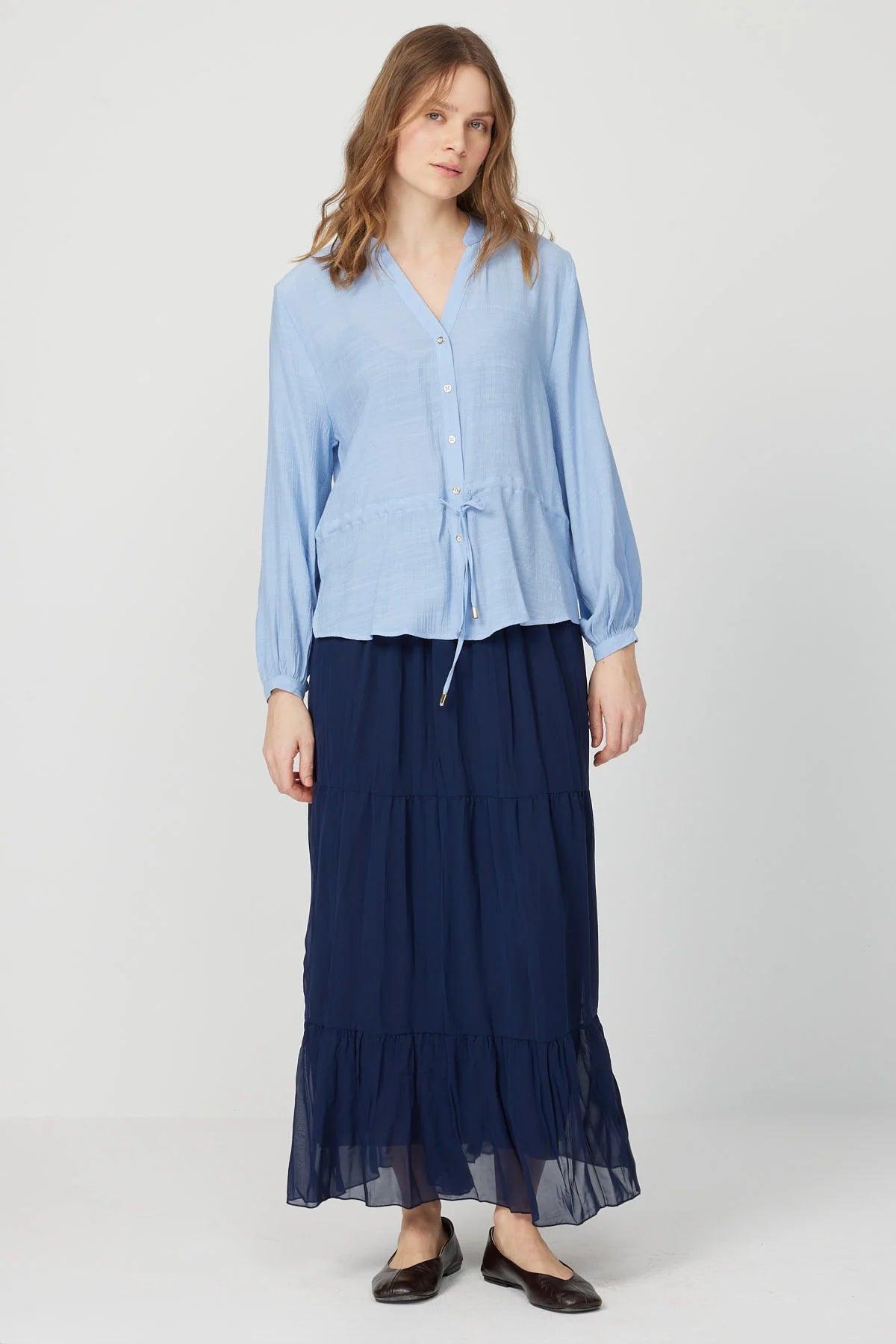 Women’s Pleated Chiffon Skirt