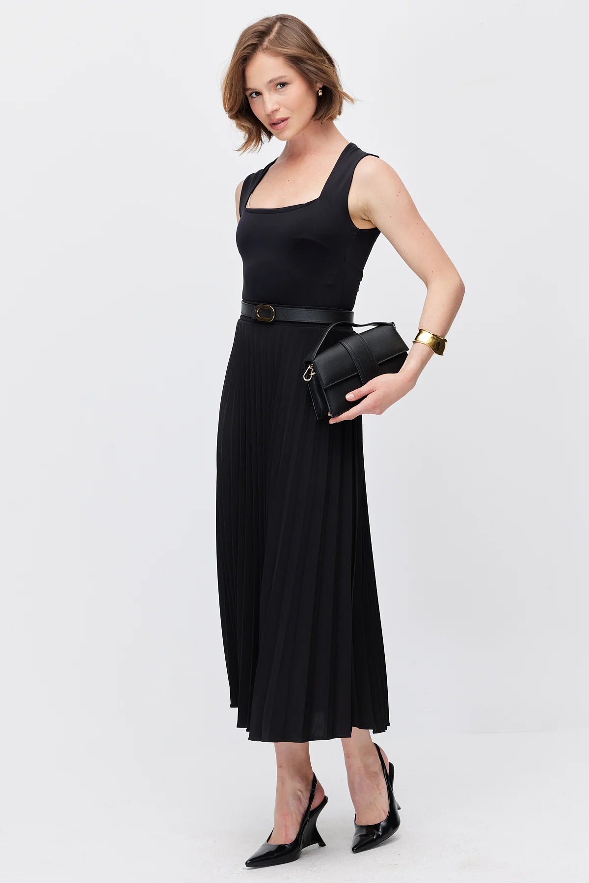 Women's Pleated Skirt