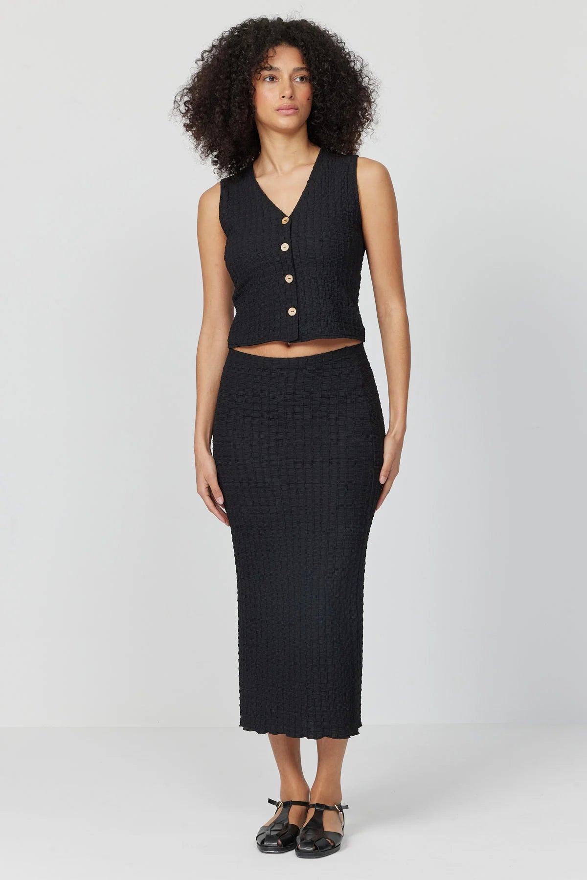 Women's Textured Skirt