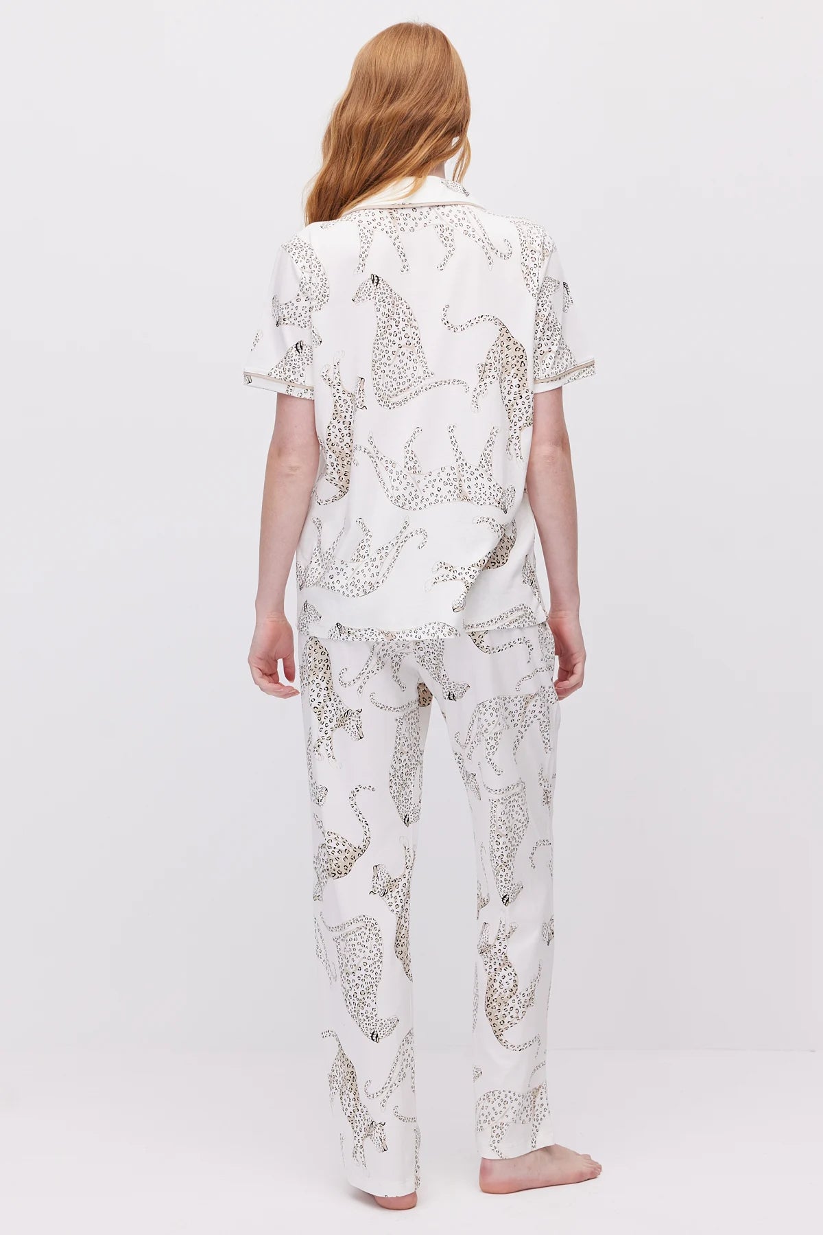 Women's Printed Button-Front Pajama Set