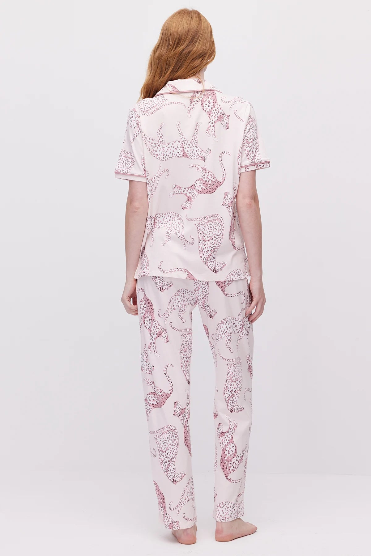 Women's Printed Button-Front Pajama Set