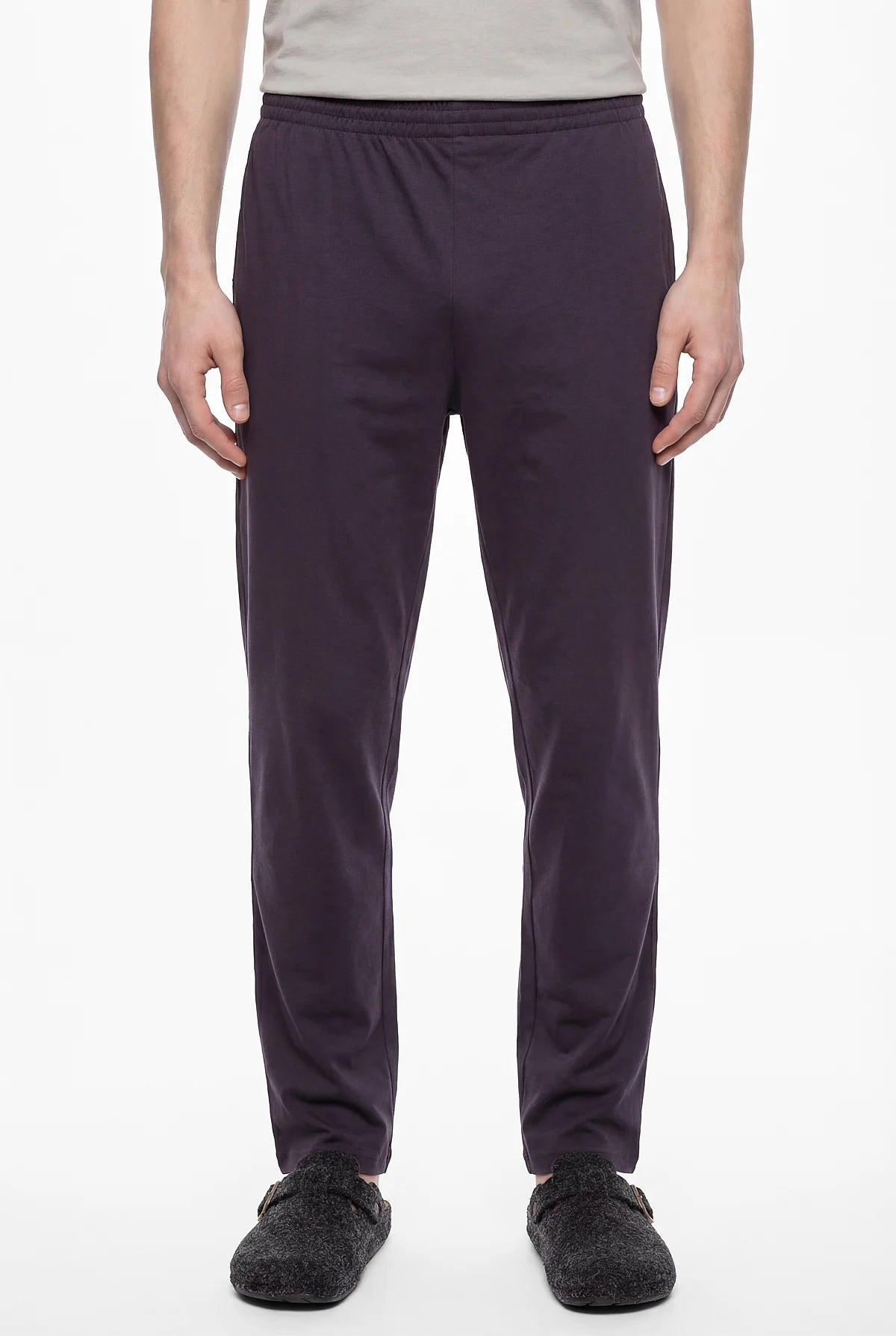 Mans' Short-Sleeved Patterned Pajama Set