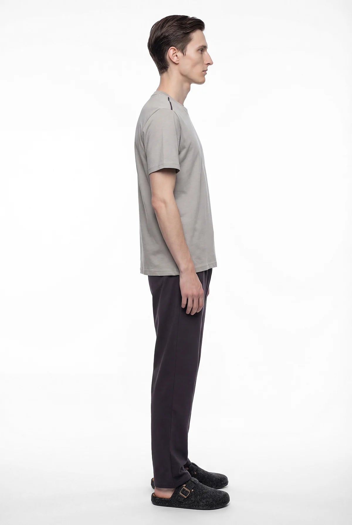 Mans' Short-Sleeved Patterned Pajama Set