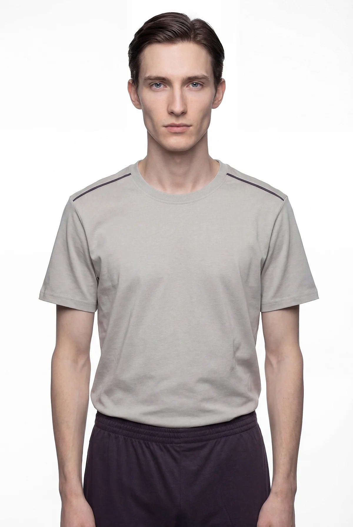 Mans' Short-Sleeved Patterned Pajama Set