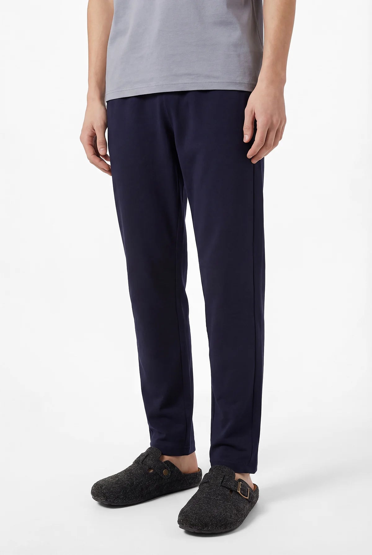 Mans' Short-Sleeved Patterned Pajama Set