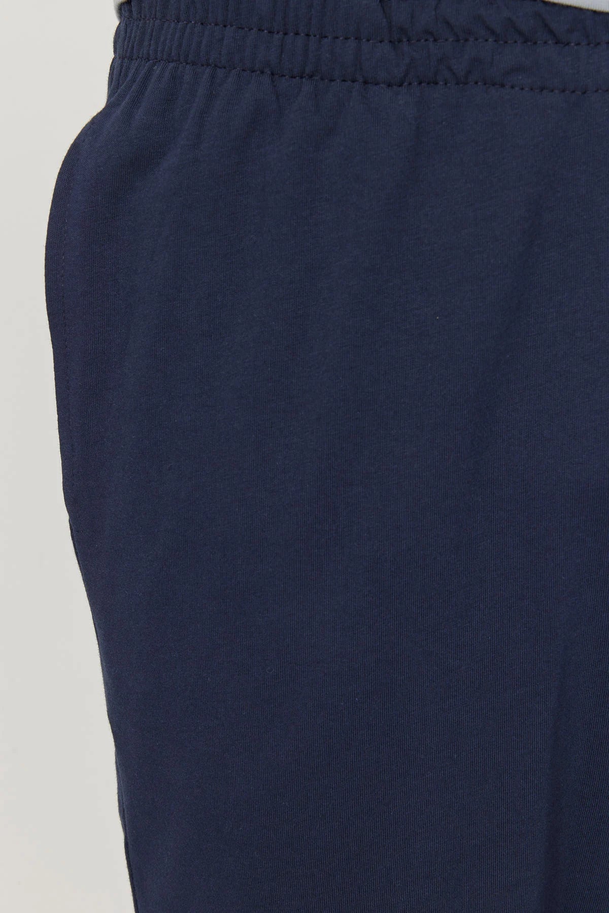 Men's Short-Sleeved Textured Pajama Set