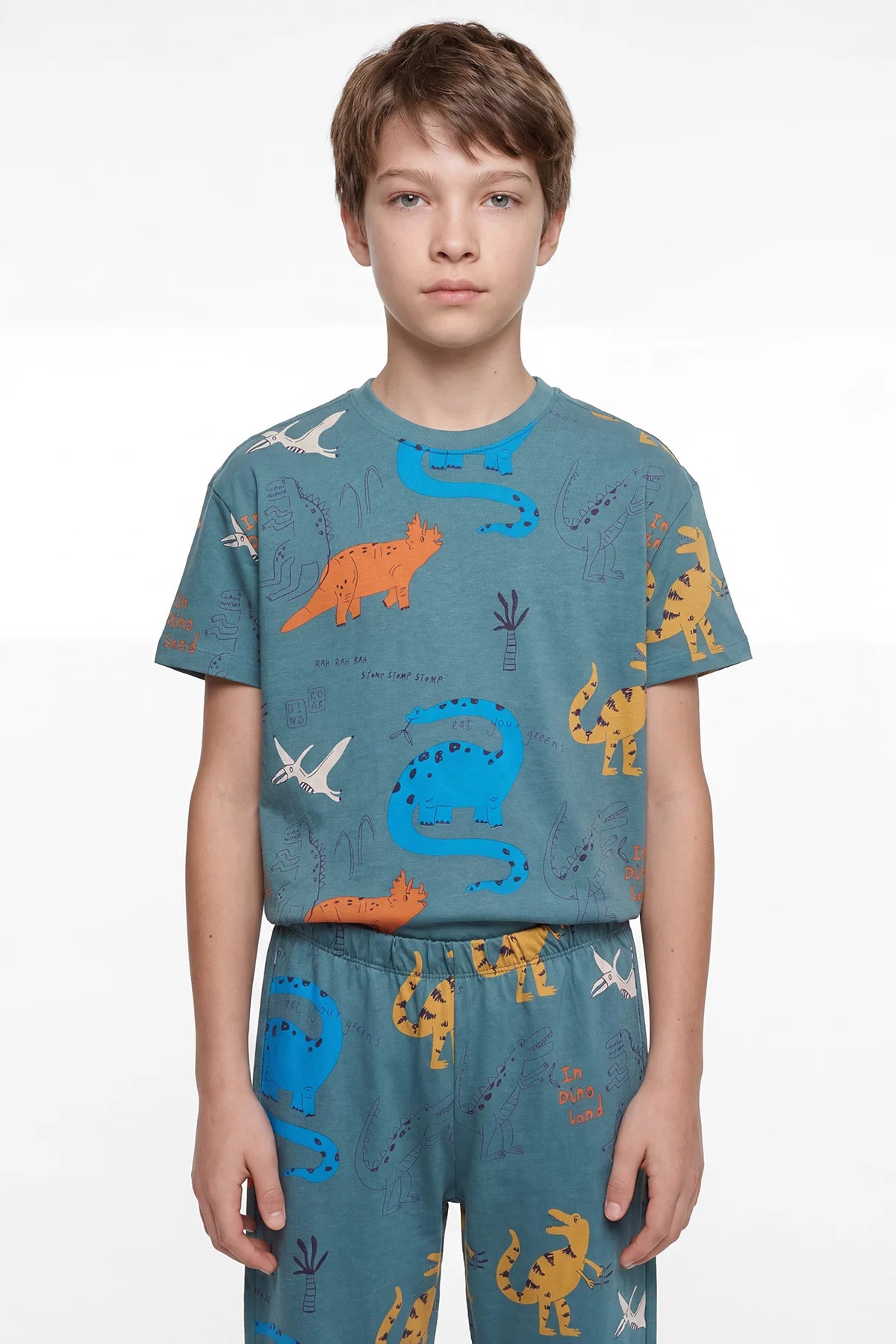 Boys' Patterned Pajama Set