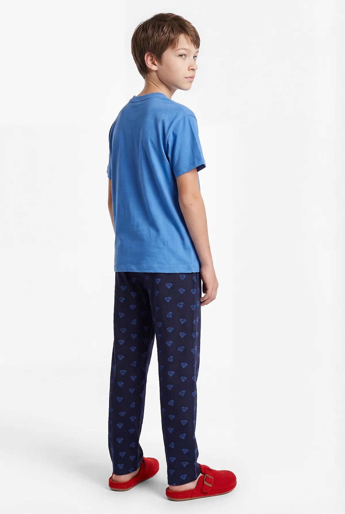 Erkek Çocuk Baskılı Basic Pijama Takımı