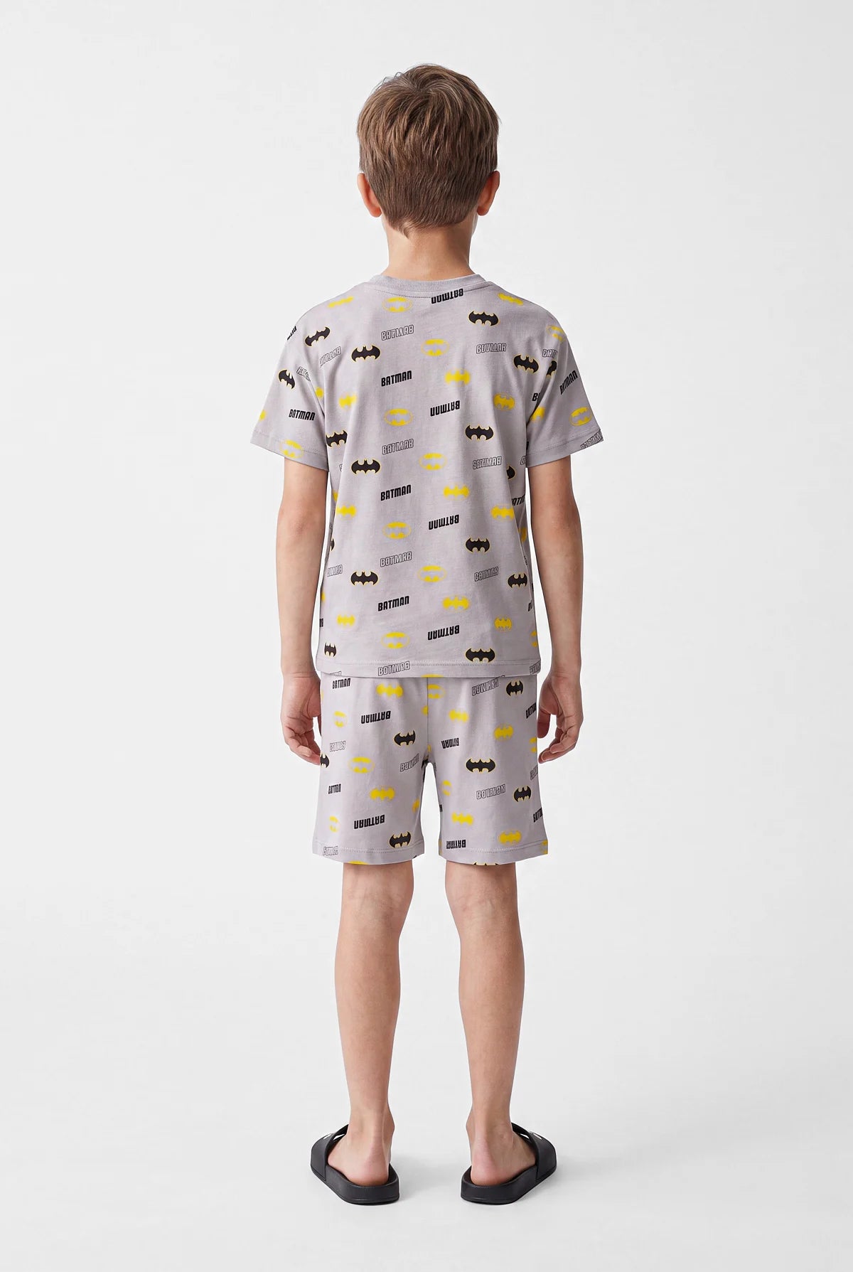 Erkek Çocuklar İçin Baskılı Pijama Takımı