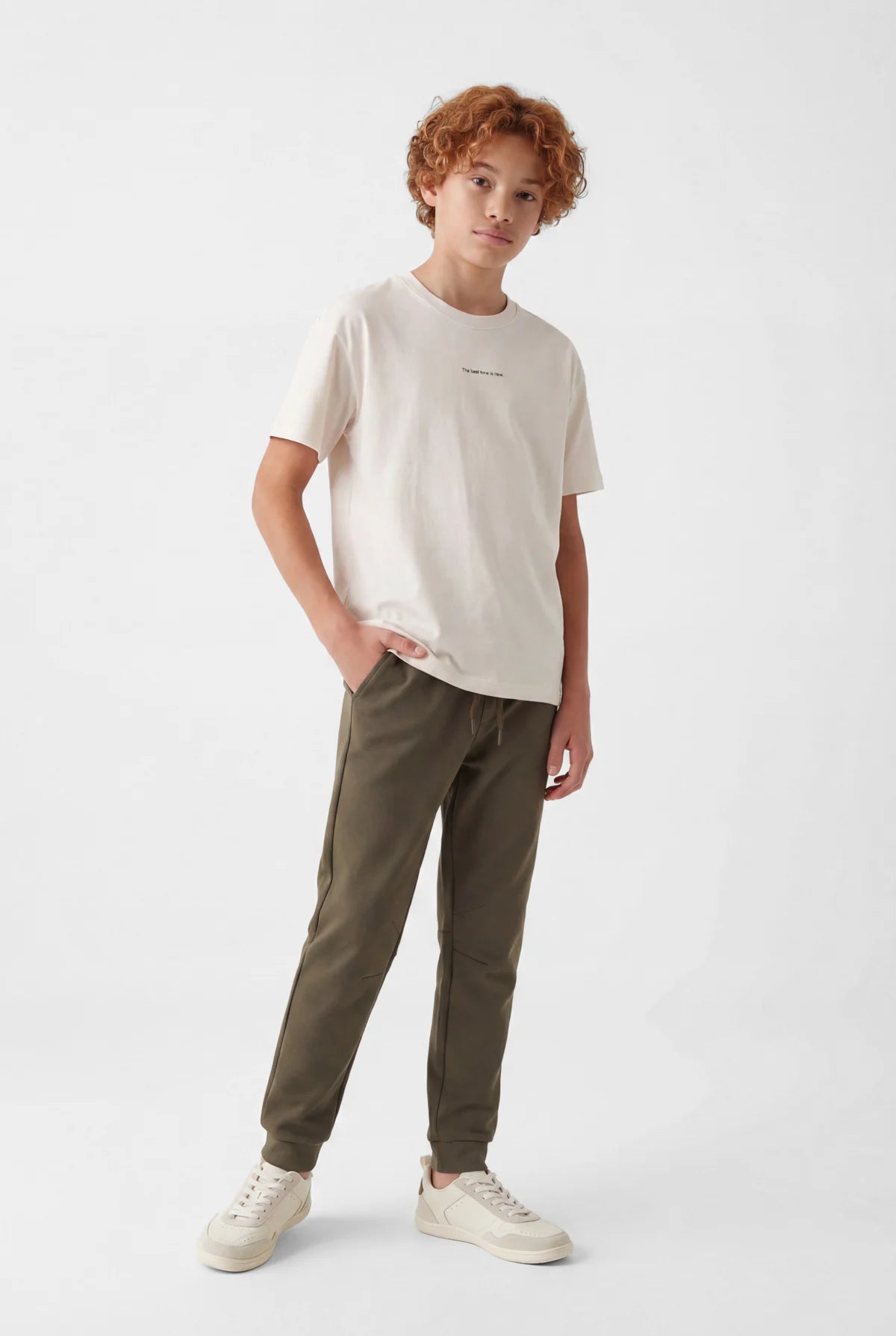 Boys' Sweatpants with Elastic Waistband and Drawstring