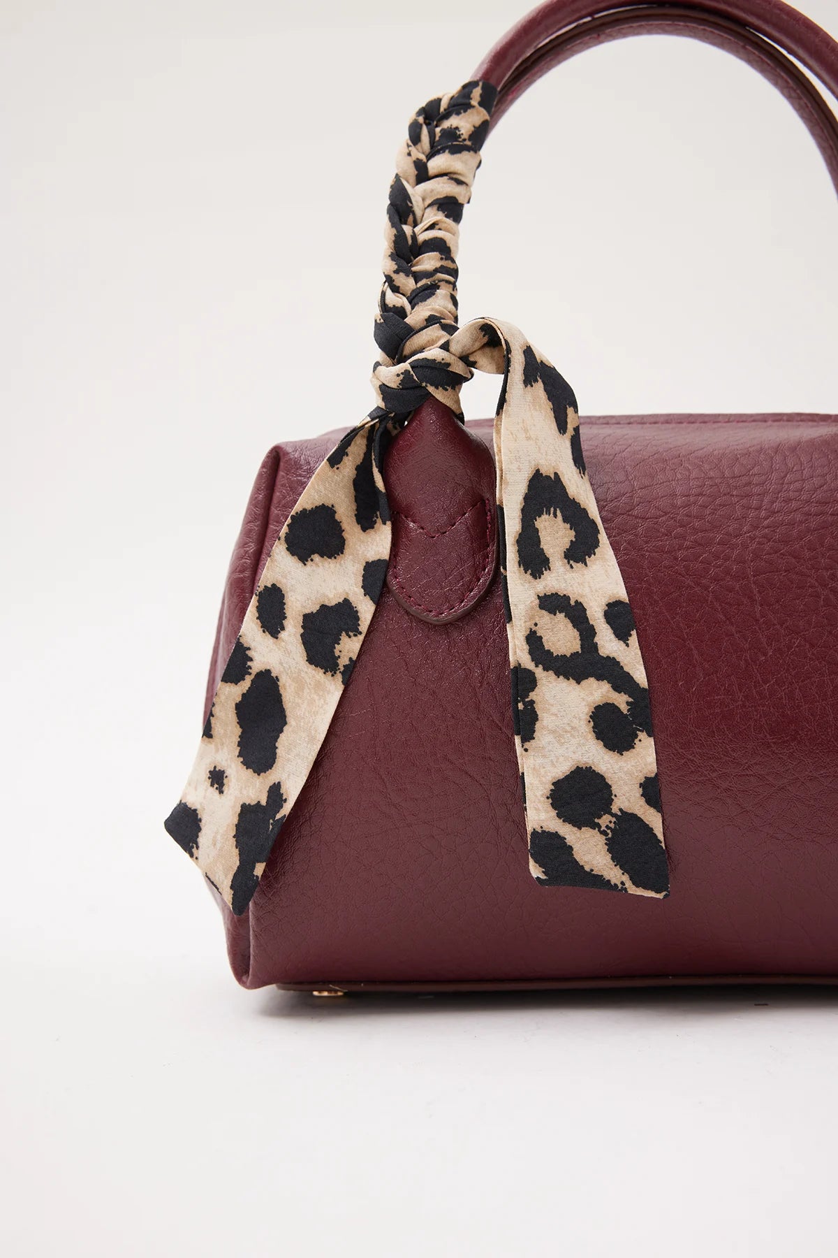 Women's Handbag with Scarf Detail