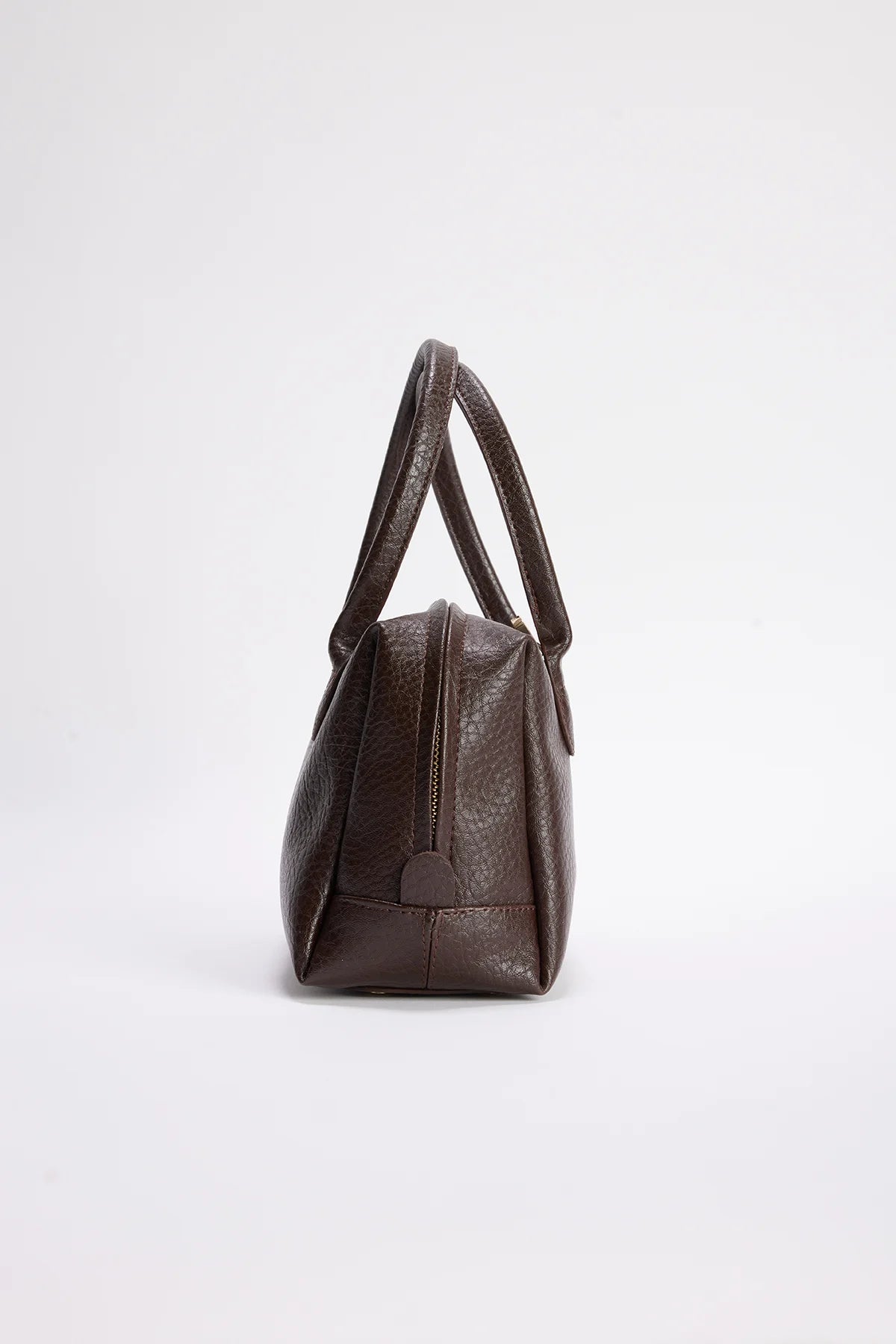 Women's Handbag with Scarf Detail Bowling bag style handbag
