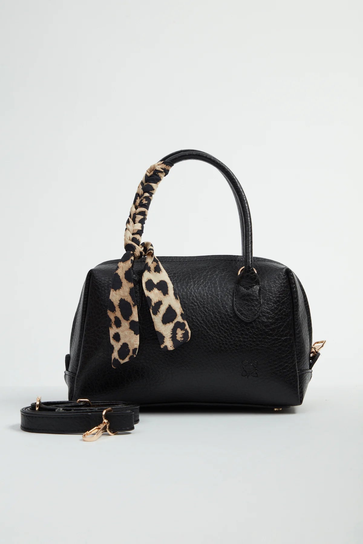 Women's Handbag with Scarf Detail