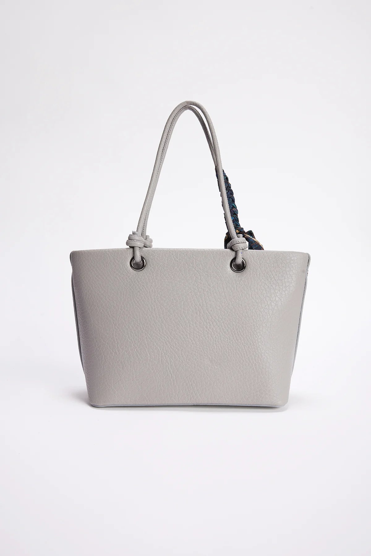 Classic Women's Shoulder Bag with Scarf Detail