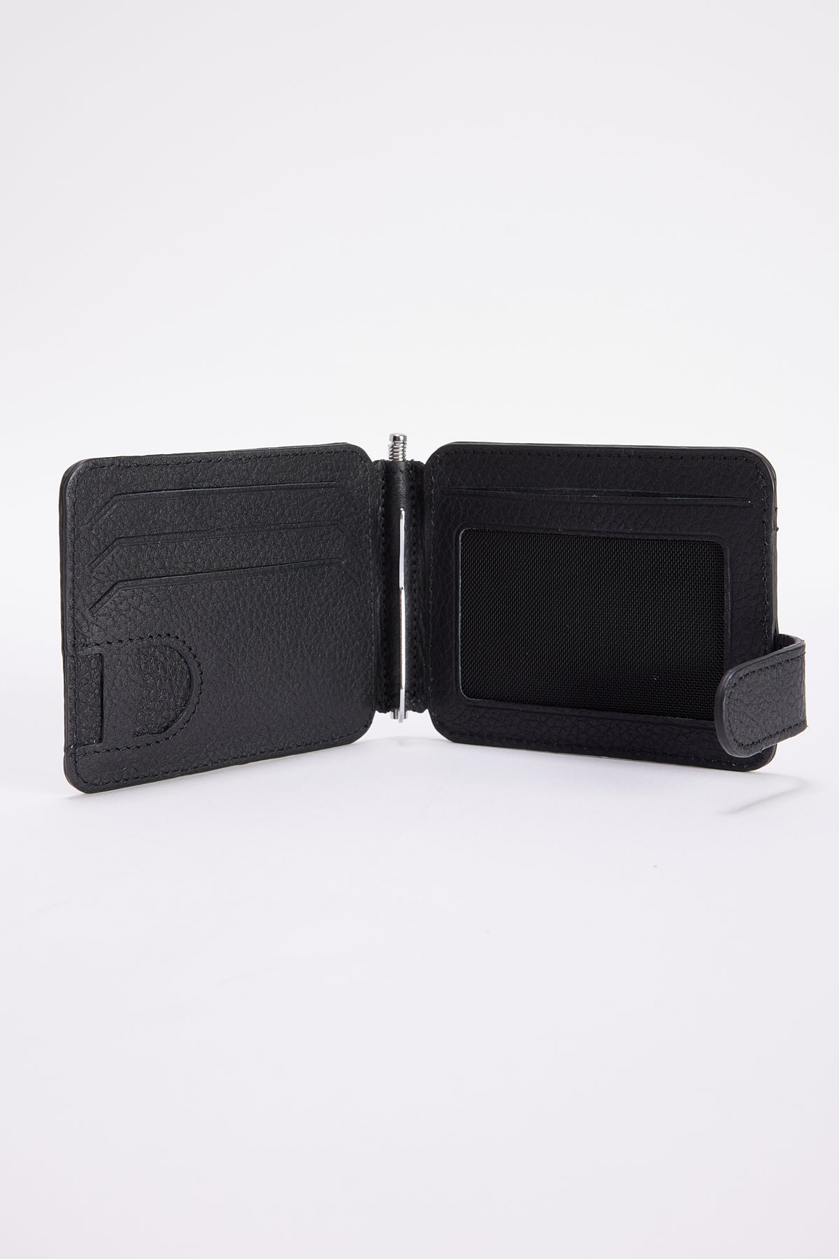 Men's Leather Wallet and Keychain Set