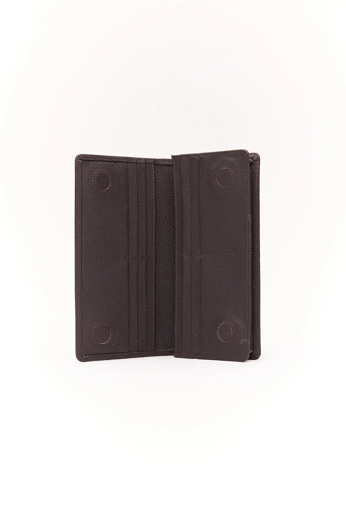 Men's Leather Long Cover Keychain Set Wallet