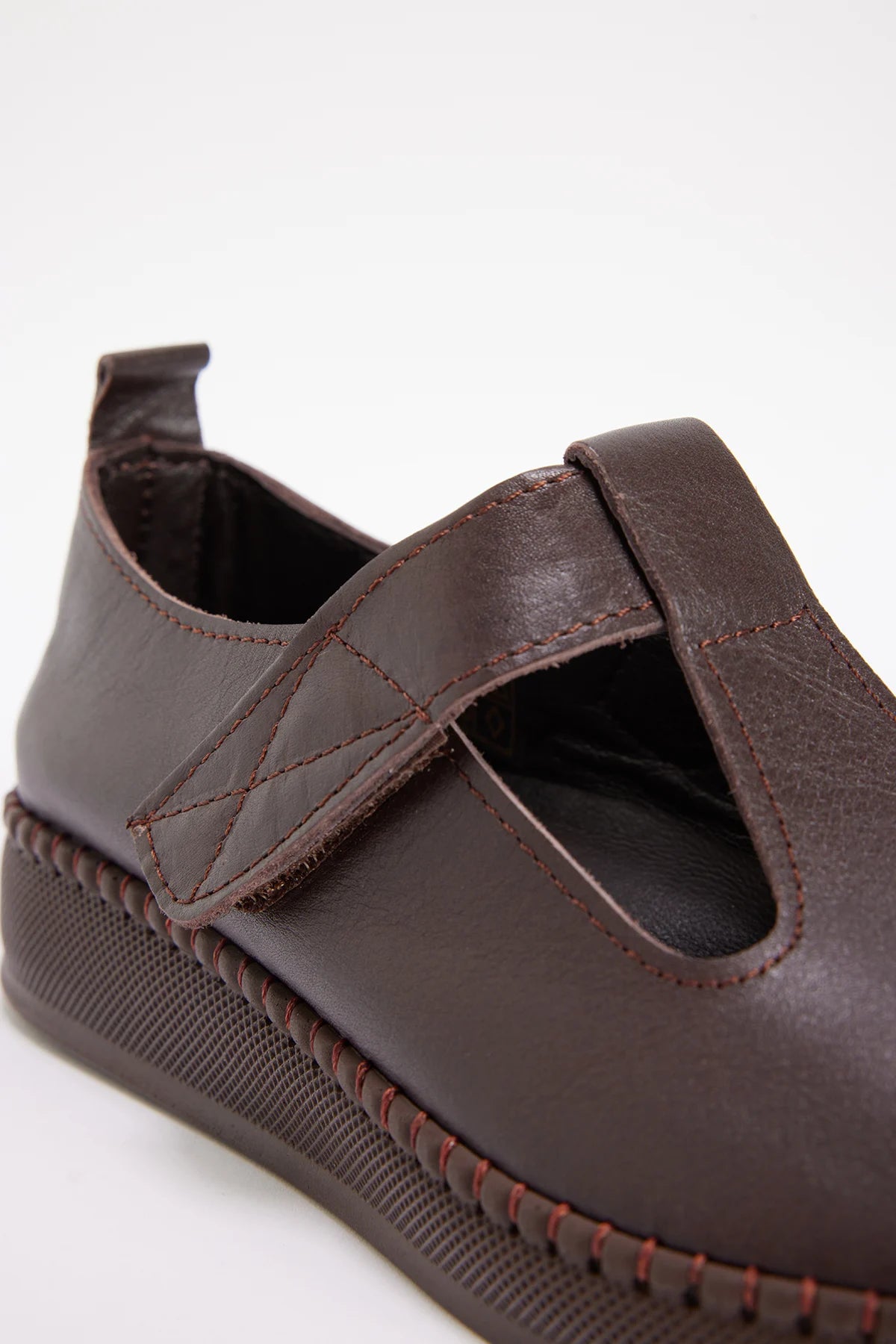 Women's Velcro T-Strap Ballerinas