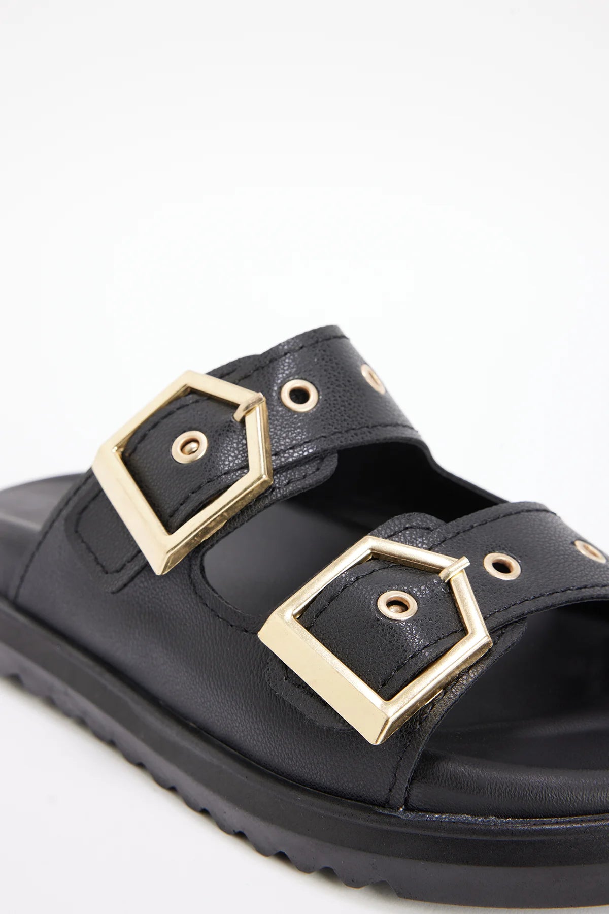 Women's Chunky Sole Double Strap Slippers