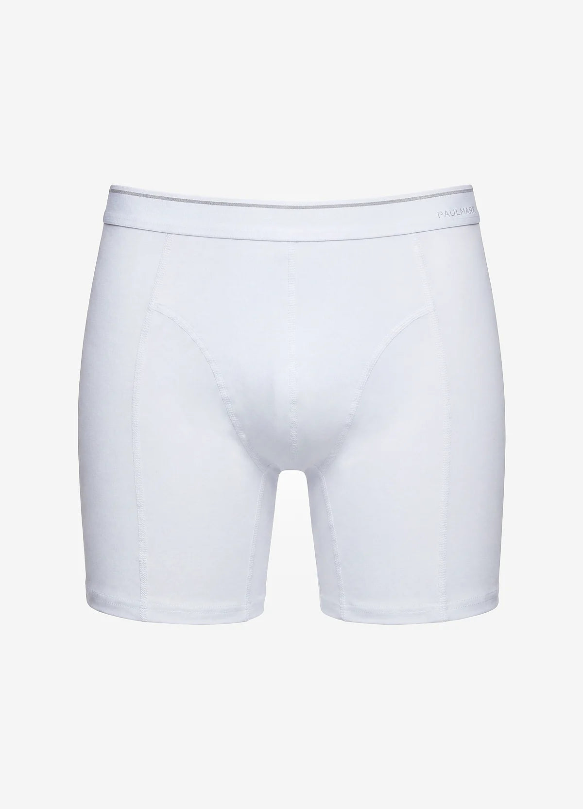 Men's Solid Color Stitching Regular Fit Boxer Shorts