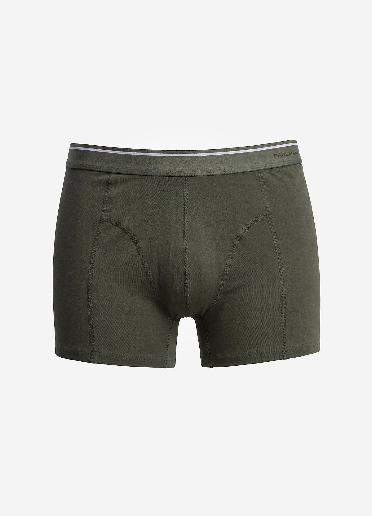 Erkek Pamuk Karışımı Düz ​​Renk Boxer Şort