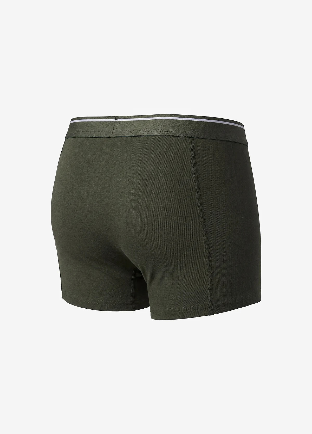 Erkek Pamuk Karışımı Düz ​​Renk Boxer Şort