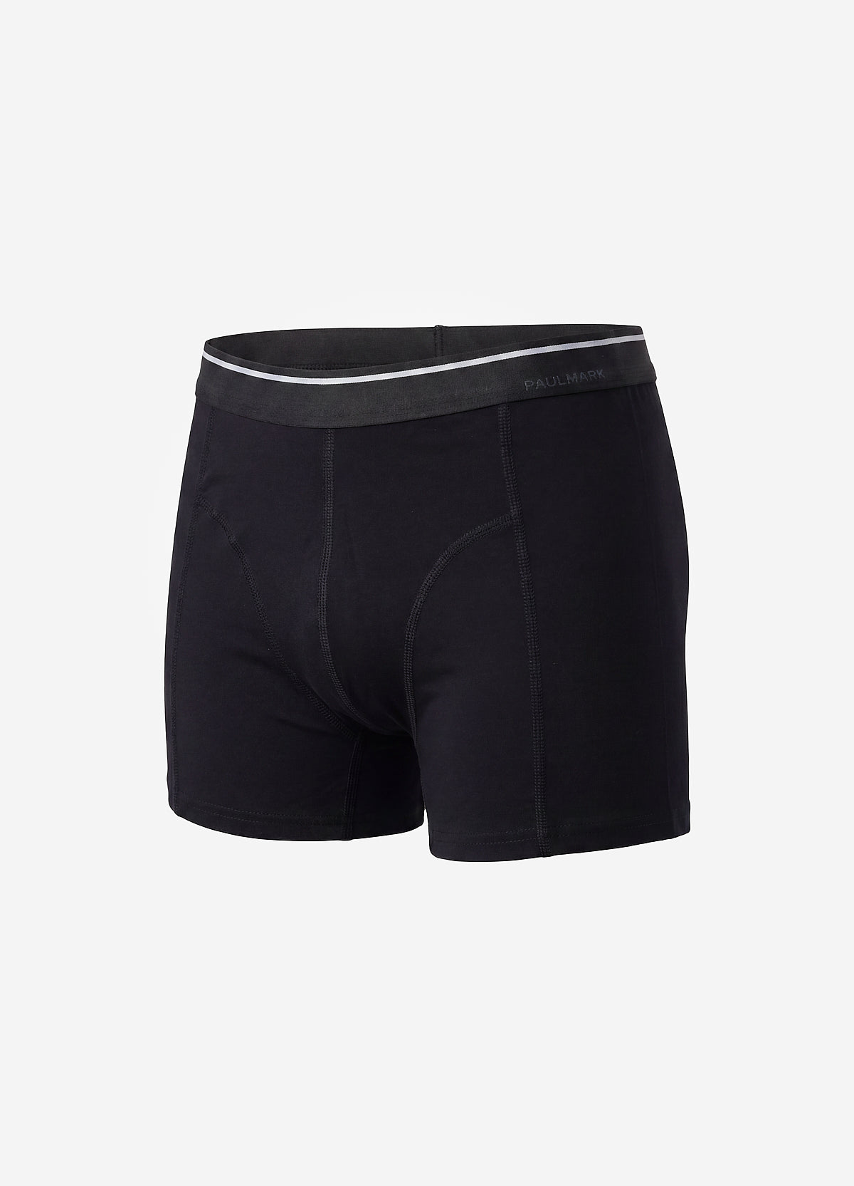 Erkek Pamuk Karışımı Düz ​​Renk Boxer Şort