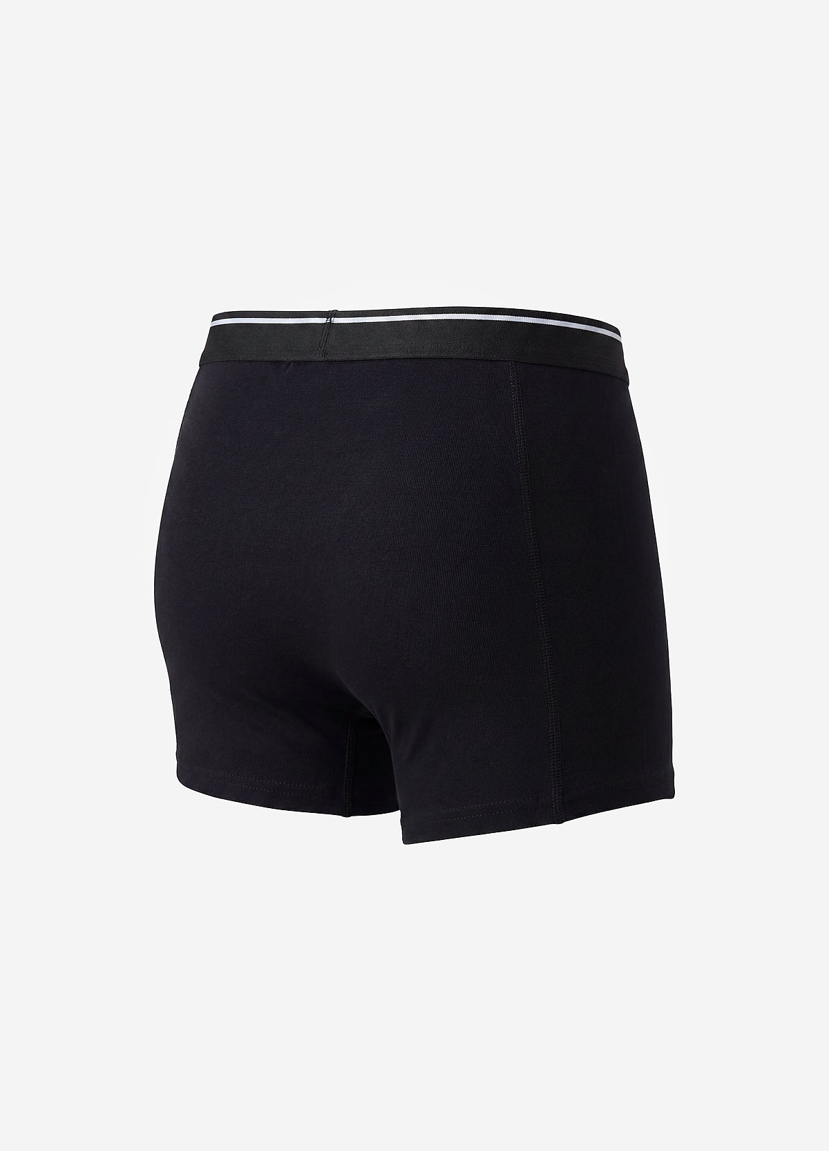 Erkek Pamuk Karışımı Düz ​​Renk Boxer Şort