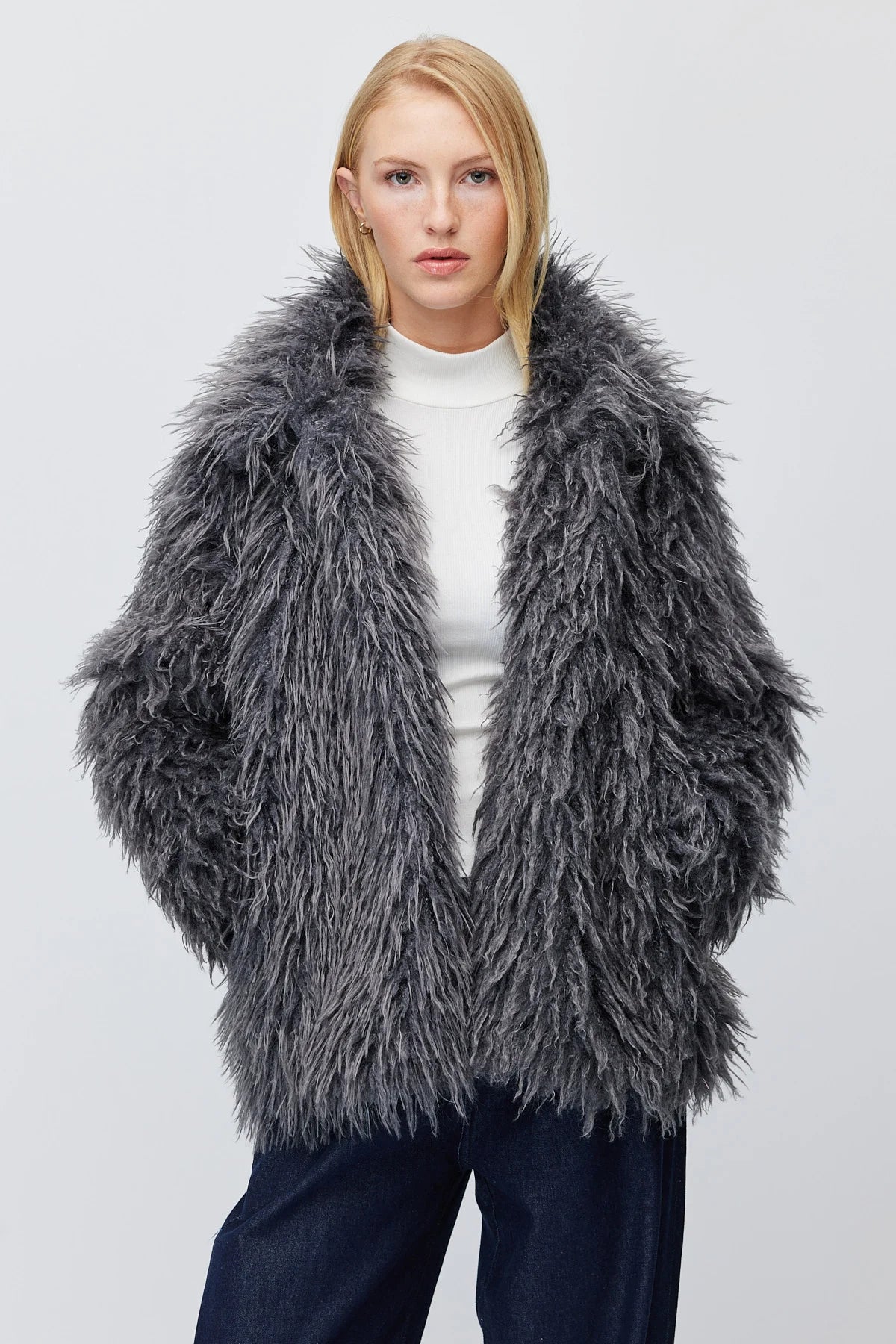 Women's Plush Fur Coat