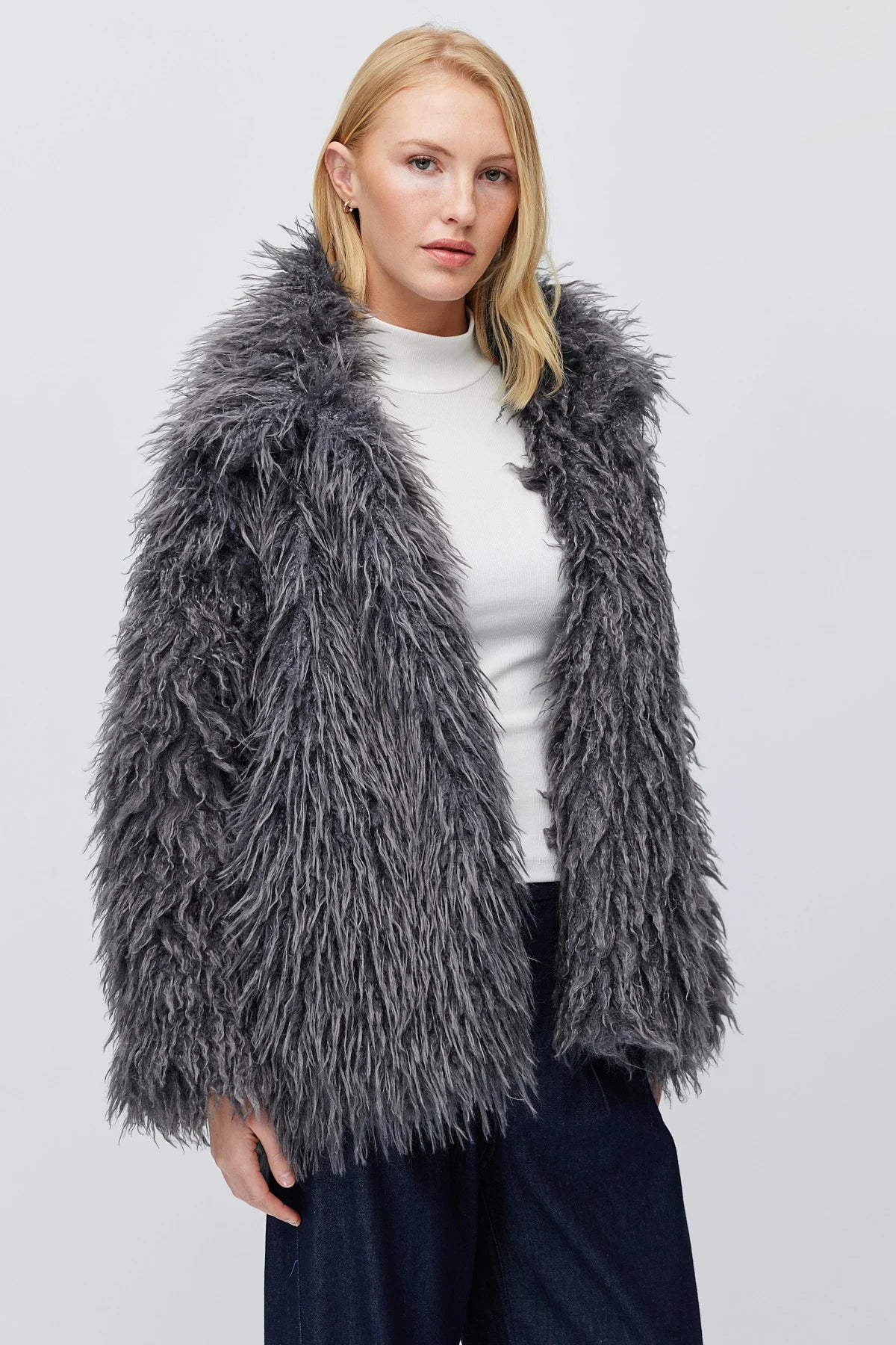 Women's Plush Fur Coat