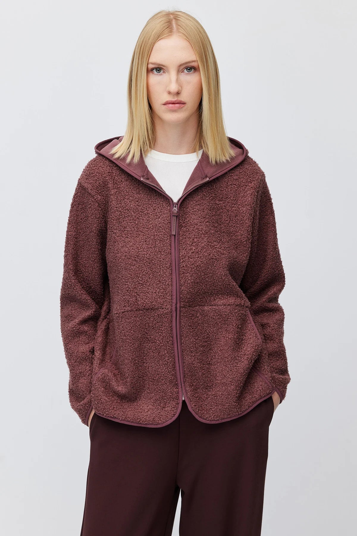 Women's Hooded Plush Fleece Sweatshirt