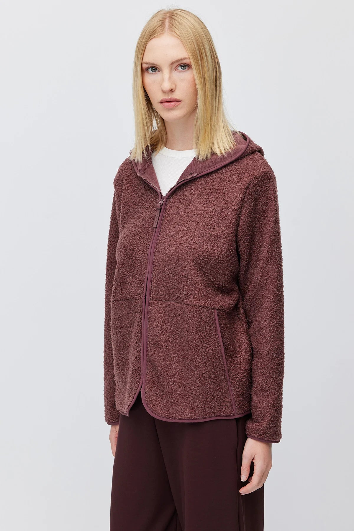 Women's Hooded Plush Fleece Sweatshirt