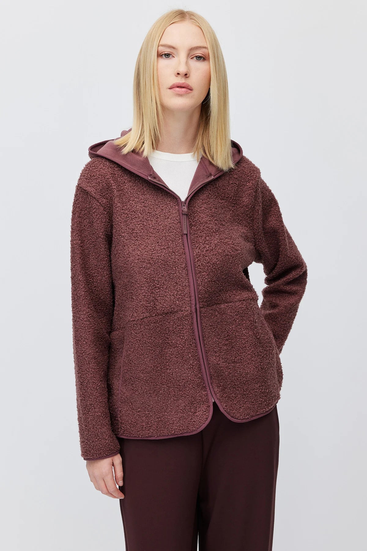 Women's Hooded Plush Fleece Sweatshirt