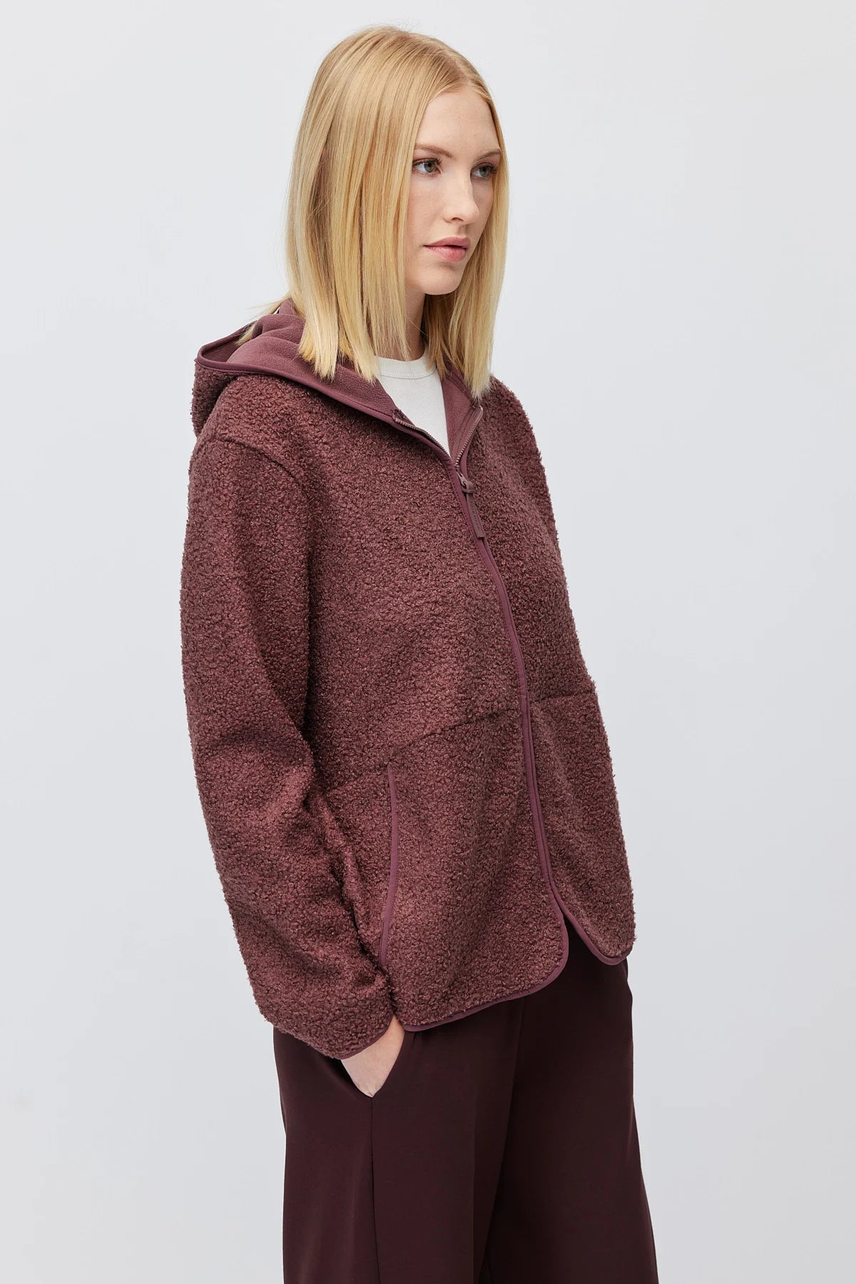 Women's Hooded Plush Fleece Sweatshirt