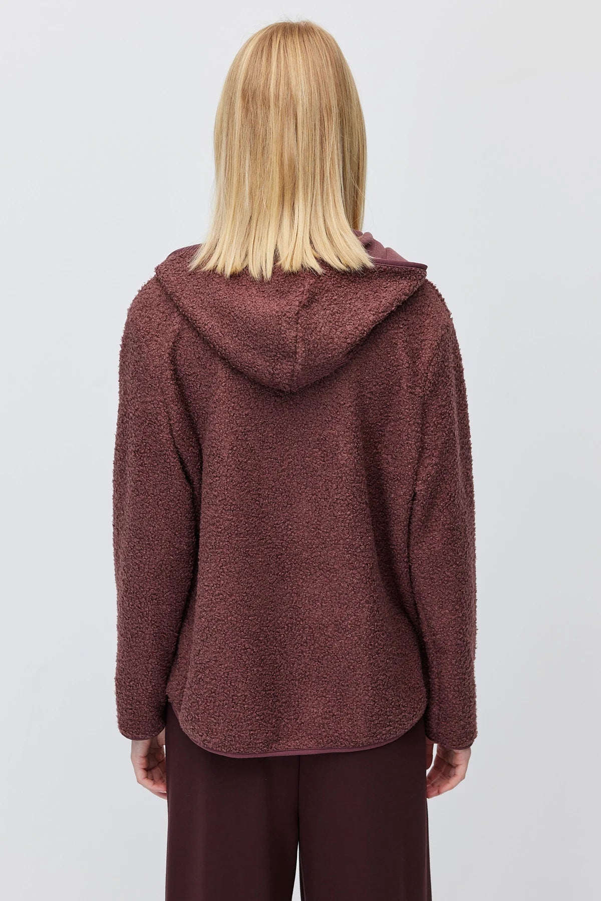Women's Hooded Plush Fleece Sweatshirt